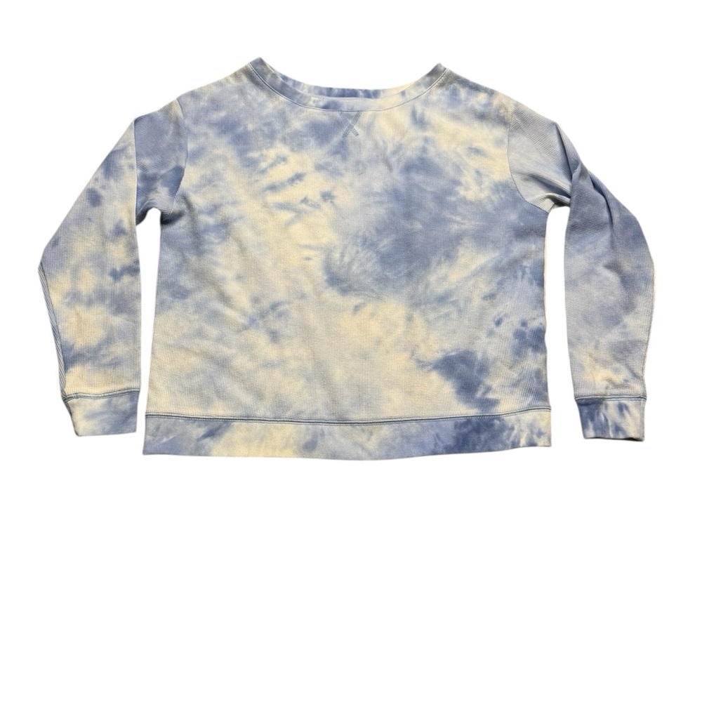 💙 Splendid Tie Dye Waffle Knit Long Sleeve Top 💙
